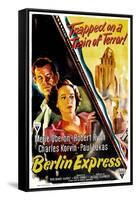Berlin Express, Robert Ryan, Merle Oberon, 1948-null-Framed Stretched Canvas