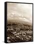 Berlin from Above / 8168-Rica Belna-Framed Stretched Canvas