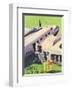 Berlin - German (Deutsche) Lufthansa Airlines-Siegward-Framed Art Print