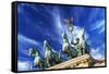 Berlin, Germany. Close-up of the Quadriga atop the Brandenburg Gate-Miva Stock-Framed Stretched Canvas