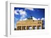 Berlin, Germany. Close-up of the Quadriga atop the Brandenburg Gate-Miva Stock-Framed Photographic Print