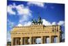 Berlin, Germany. Close-up of the Quadriga atop the Brandenburg Gate-Miva Stock-Mounted Photographic Print