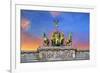 Berlin, Germany. Close-up of the Quadriga atop the Brandenburg gate.-Miva Stock-Framed Photographic Print