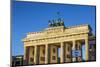 Berlin, Germany. Close-up of the Quadriga atop the Brandenburg gate.-Miva Stock-Mounted Photographic Print