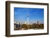 Berlin, Germany. Fernsehturm TV Tower at Alexanderplatz-Miva Stock-Framed Photographic Print