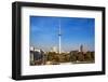 Berlin, Germany. Fernsehturm TV Tower at Alexanderplatz-Miva Stock-Framed Photographic Print