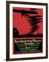 Berlin, Germany - Konkurrenz-Fliegen Airfield Promotional Poster-Lantern Press-Framed Art Print