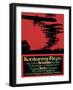 Berlin, Germany - Konkurrenz-Fliegen Airfield Promotional Poster-Lantern Press-Framed Art Print