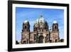 Berlin, Germany. Museum Island, Berlin Cathedral with the Berlin-Miva Stock-Framed Photographic Print