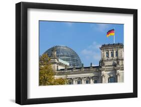 Berlin, Germany Reichstag Building Famous City Center-Bill Bachmann-Framed Photographic Print