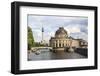 Berlin, Germany. Sightseeing boat sails along the Spree river, Museum Island and the Fernsehturm TV-Miva Stock-Framed Photographic Print