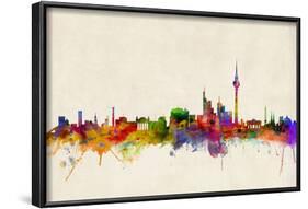 Berlin Germany Skyline-Michael Tompsett-Framed Art Print