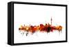 Berlin Germany Skyline-Michael Tompsett-Framed Stretched Canvas