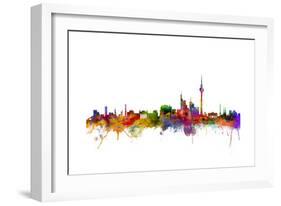 Berlin Germany Skyline-Michael Tompsett-Framed Art Print
