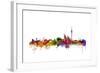 Berlin Germany Skyline-Michael Tompsett-Framed Art Print