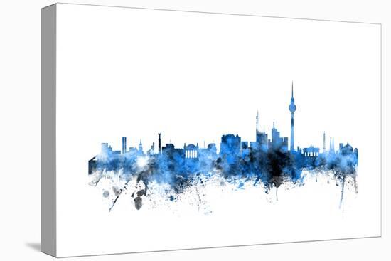 Berlin Germany Skyline-Michael Tompsett-Stretched Canvas