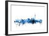 Berlin Germany Skyline-Michael Tompsett-Framed Art Print