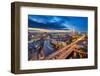 Berlin, Germany Viewed from above the Spree River.-SeanPavonePhoto-Framed Photographic Print