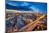 Berlin, Germany Viewed from above the Spree River.-SeanPavonePhoto-Mounted Photographic Print