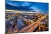 Berlin, Germany Viewed from above the Spree River.-SeanPavonePhoto-Mounted Photographic Print