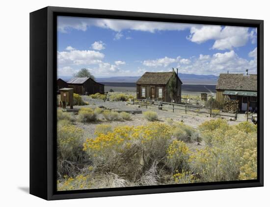 Berlin Ghost Town, Berlin-Ichthyosaur State Park, Nevada, USA-null-Framed Stretched Canvas