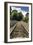 Berlin-Grunewald, Germany. Train Platform 17, Holocaust Memorial where 50,000 Jews were deported to-Miva Stock-Framed Photographic Print