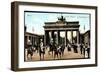 Berlin, Kaiser Wilhelm II, Am Brandenburger Tor-null-Framed Giclee Print