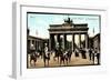 Berlin, Kaiser Wilhelm II, Am Brandenburger Tor-null-Framed Giclee Print