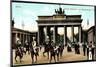 Berlin, Kaiser Wilhelm II, Am Brandenburger Tor-null-Mounted Giclee Print