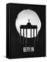 Berlin Landmark Black-null-Framed Stretched Canvas