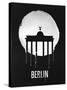 Berlin Landmark Black-null-Stretched Canvas