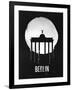 Berlin Landmark Black-null-Framed Art Print