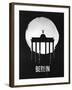 Berlin Landmark Black-null-Framed Art Print