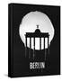 Berlin Landmark Black-null-Framed Stretched Canvas