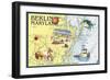 Berlin, Maryland - Nautical Chart-Lantern Press-Framed Art Print