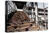 Berlin-Marzahn, City Railroad Station, Stairs-Catharina Lux-Stretched Canvas