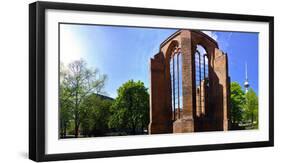 Berlin Mitte, Monastery Ruin in the Abbey Road with Views to the Tv Tower-Torsten Elger-Framed Photographic Print