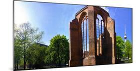 Berlin Mitte, Monastery Ruin in the Abbey Road with Views to the Tv Tower-Torsten Elger-Mounted Photographic Print