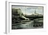 Berlin Mitte, Spree, Bahnhof Friedrichstraße, Dampfer-null-Framed Giclee Print