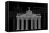 Berlin Night-Cristian Mielu-Framed Stretched Canvas