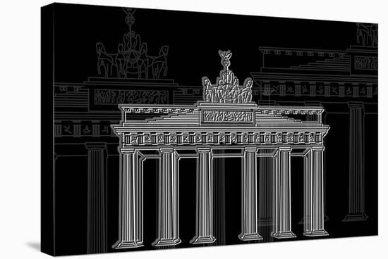 Berlin Night-Cristian Mielu-Stretched Canvas