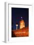 Berlin, Nikolaiviertel, Television Tower, Rotes Rathaus (Red City Hall), Night-Catharina Lux-Framed Photographic Print