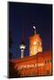 Berlin, Nikolaiviertel, Television Tower, Rotes Rathaus (Red City Hall), Night-Catharina Lux-Mounted Photographic Print