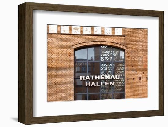 Berlin, Oberschšneweide, Industrial Architecture, Rathenau Hallen, Facade, Detail-Catharina Lux-Framed Photographic Print