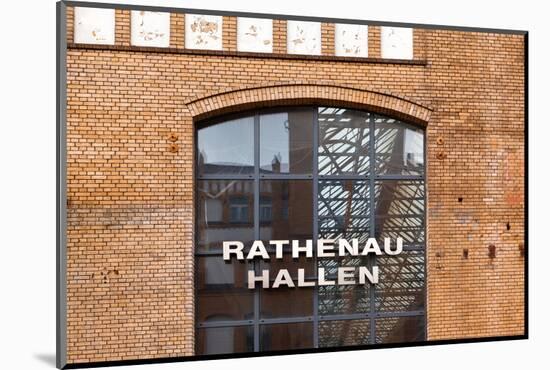 Berlin, Oberschšneweide, Industrial Architecture, Rathenau Hallen, Facade, Detail-Catharina Lux-Mounted Photographic Print