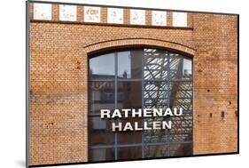 Berlin, Oberschšneweide, Industrial Architecture, Rathenau Hallen, Facade, Detail-Catharina Lux-Mounted Photographic Print