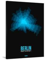 Berlin Radiant Map 1-NaxArt-Stretched Canvas