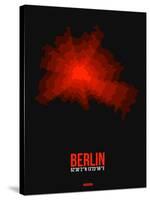 Berlin Radiant Map 2-NaxArt-Stretched Canvas