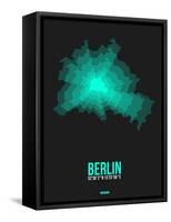 Berlin Radiant Map 3-NaxArt-Framed Stretched Canvas