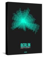 Berlin Radiant Map 3-NaxArt-Stretched Canvas